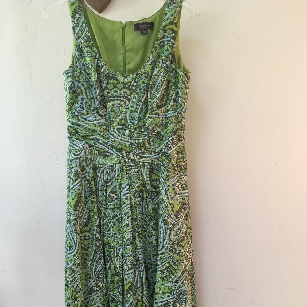Liz Claiborne Full-Skirted Print Sundress